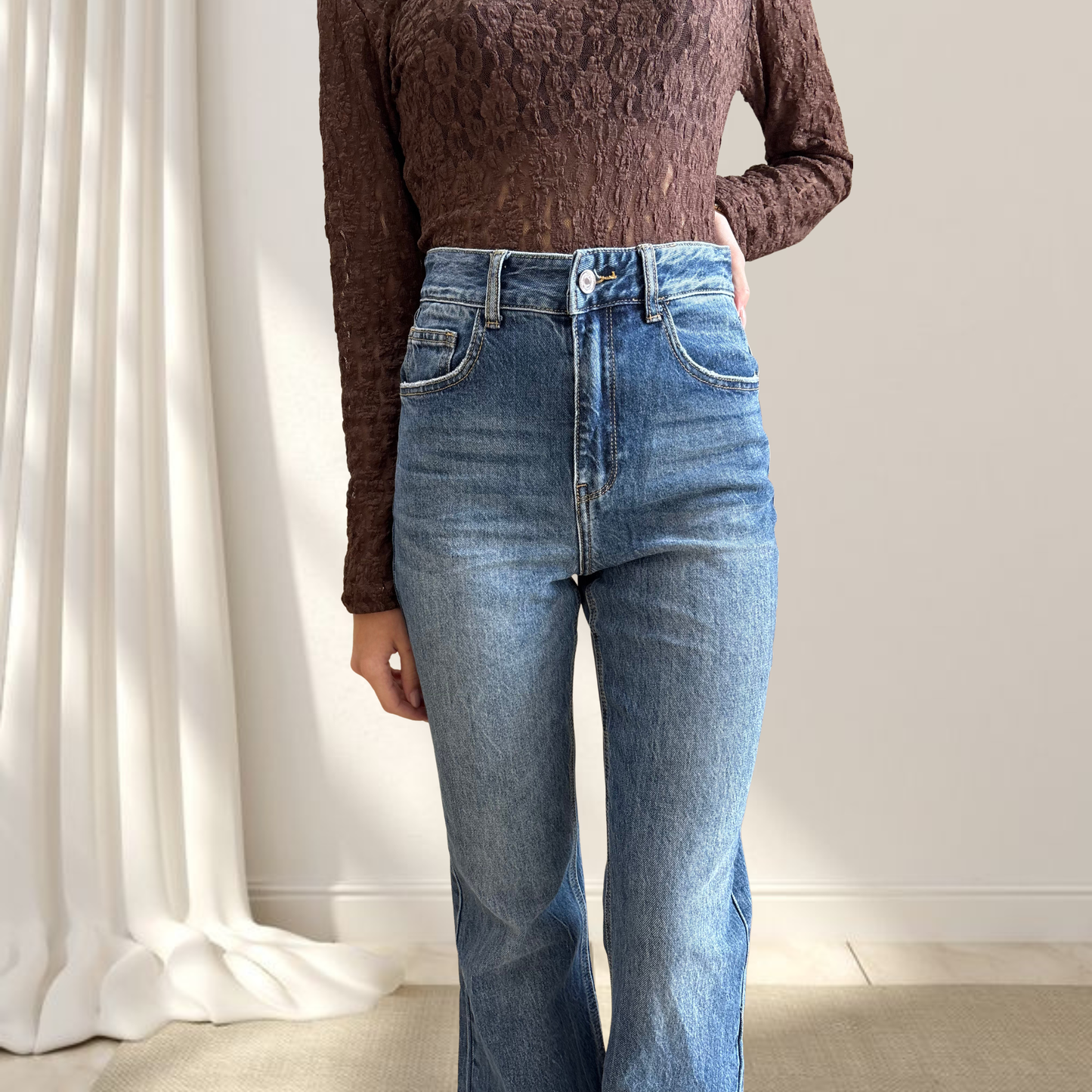 Jeans high waist