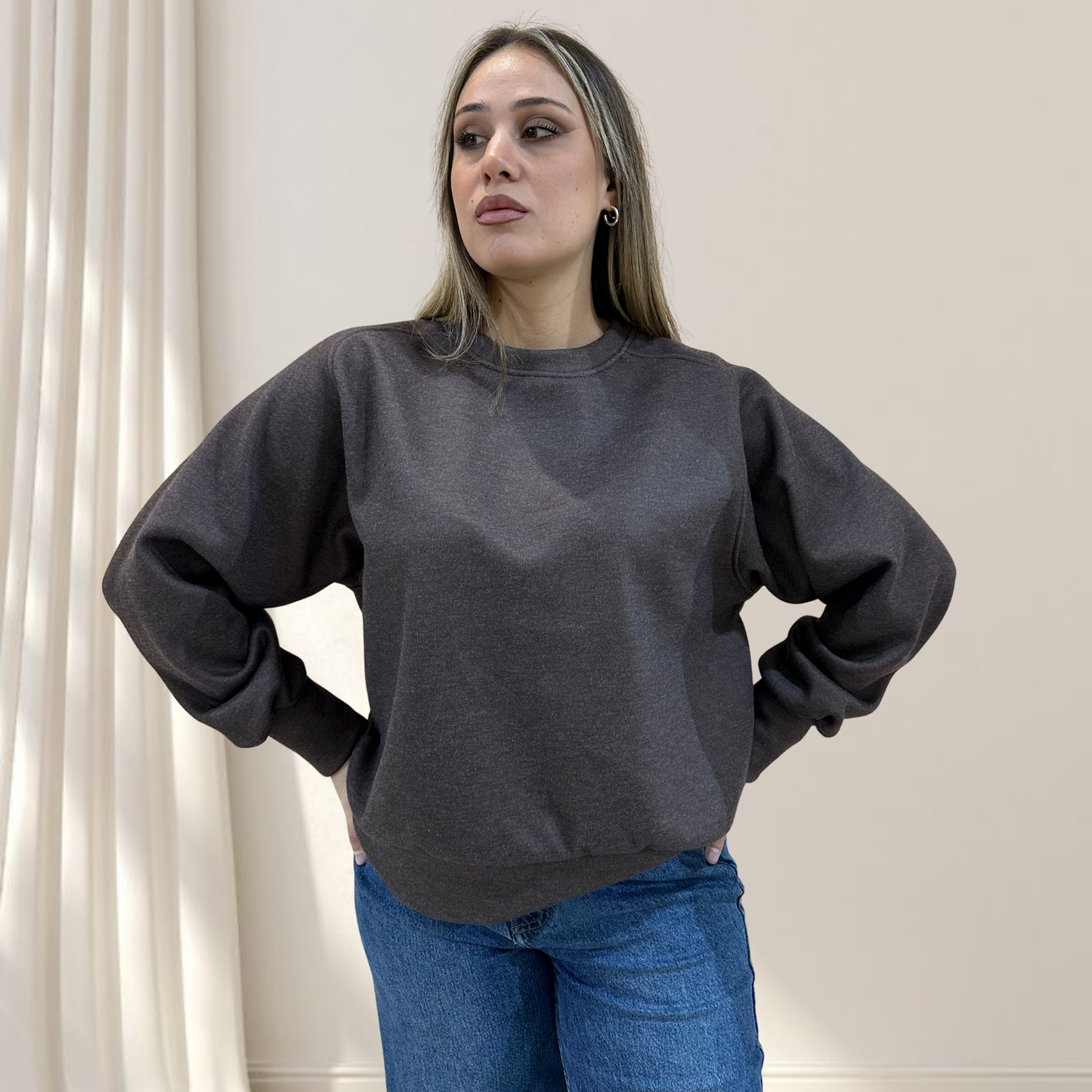 Maglione felpato