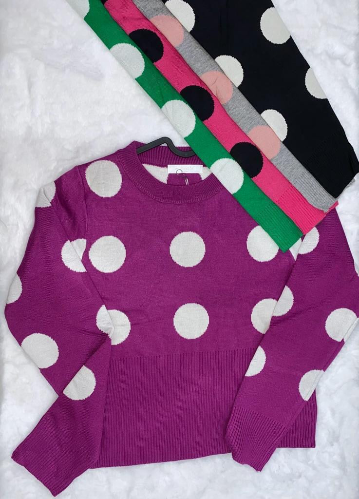 Maglioncino con pois