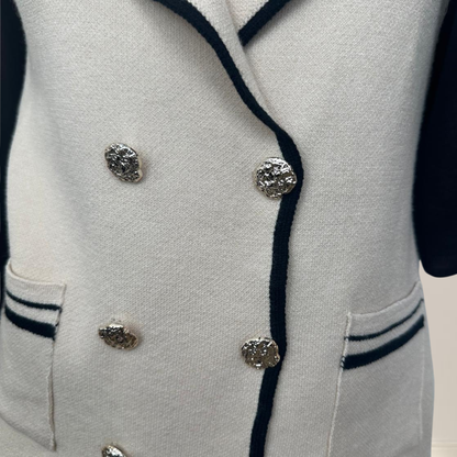 Gilet in maglia con bottoni e tasche