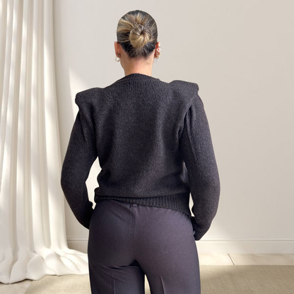 Maglione con Spalle Imbottite