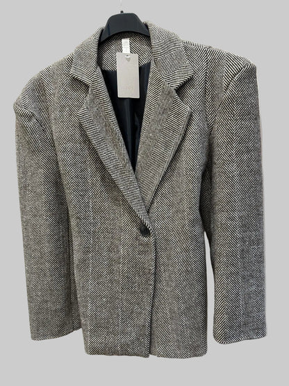 Giacca Oversize con Dettaglio sul Retro