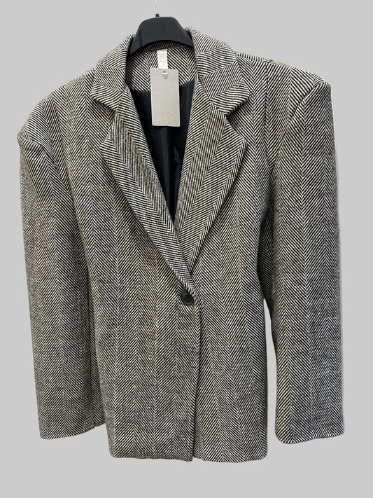 Giacca Oversize con Dettaglio sul Retro