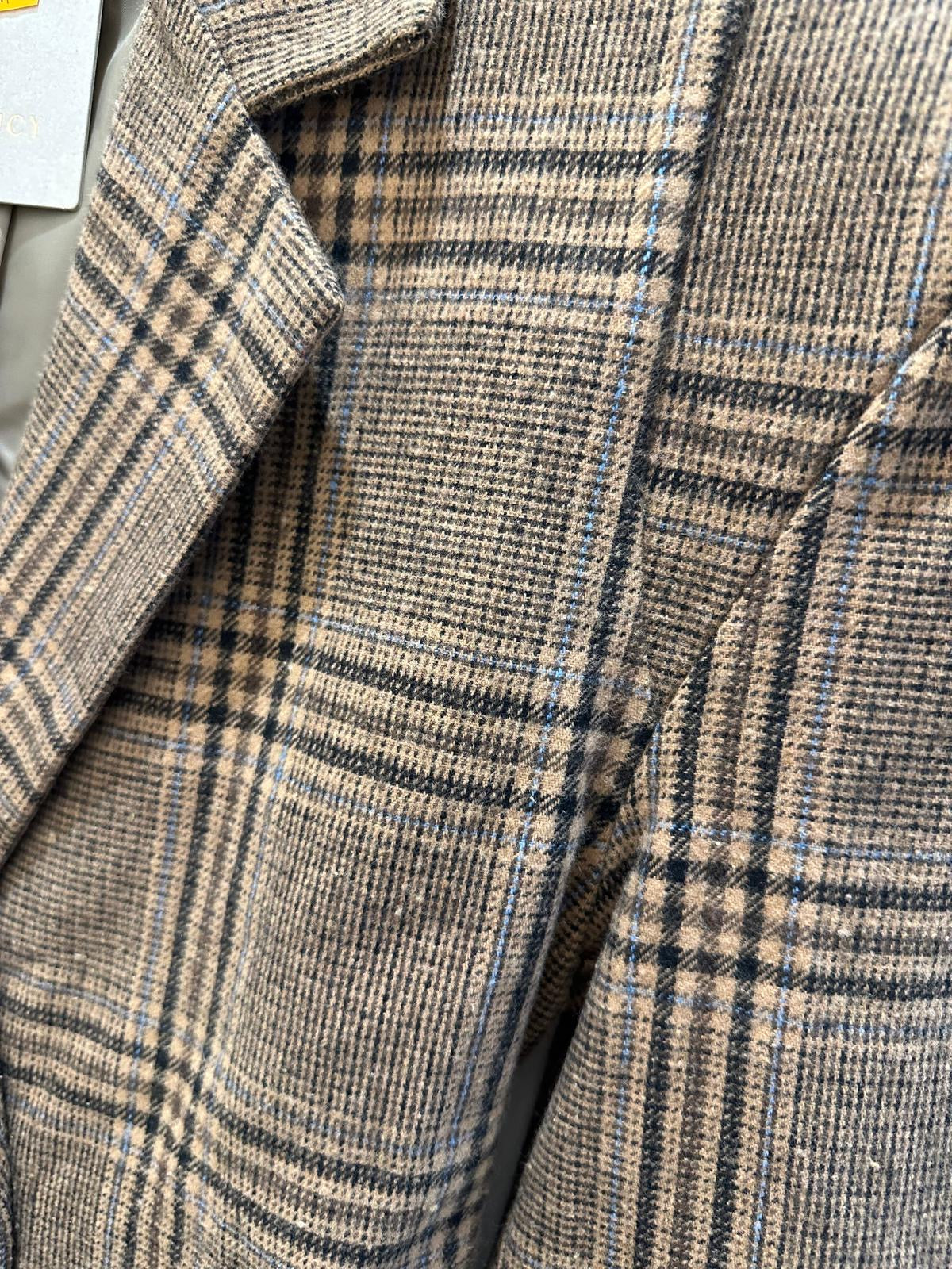 Giacca a quadri Oversize con Dettaglio sul Retro