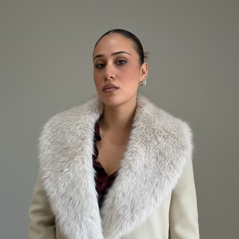 Cappotto con Eco-Pelliccia