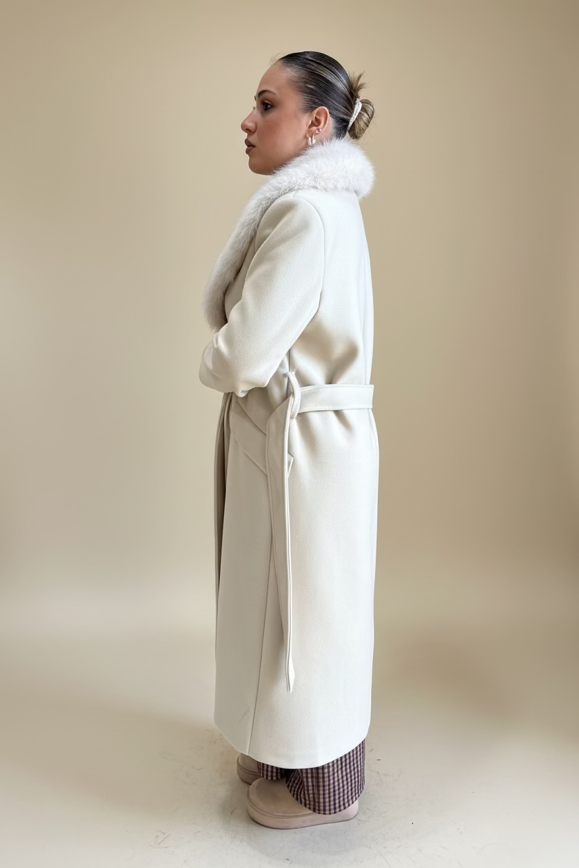 Cappotto con Eco-Pelliccia