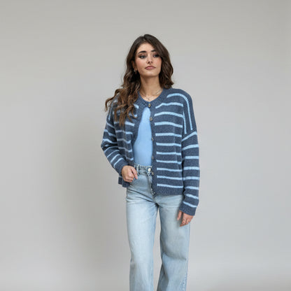 Cardigan a Righe