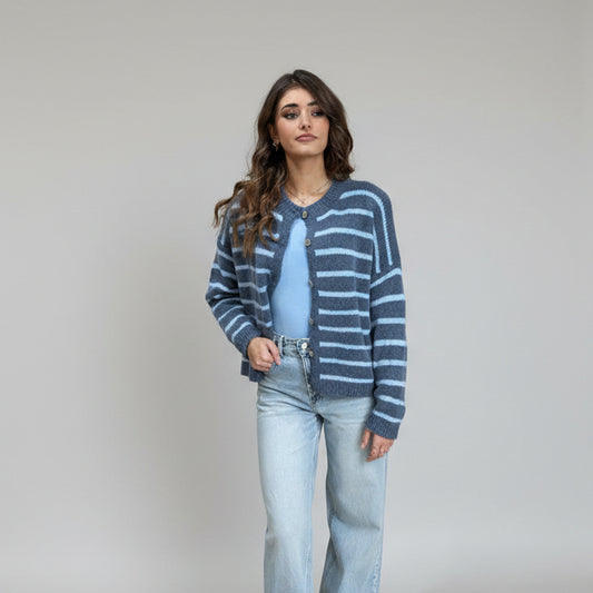 Cardigan a Righe