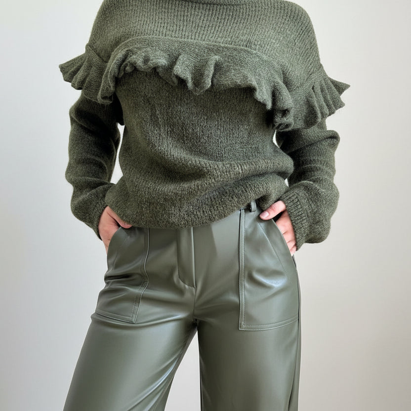 Pantalone Ecopelle Balloon