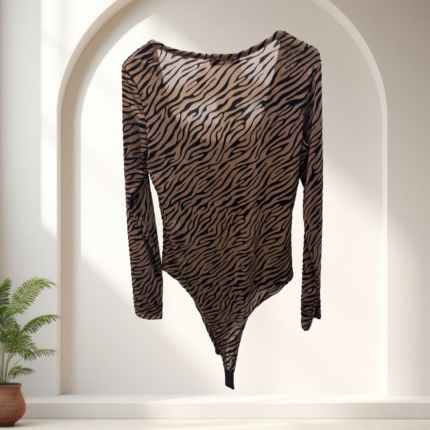 Body semitrasparente animalier