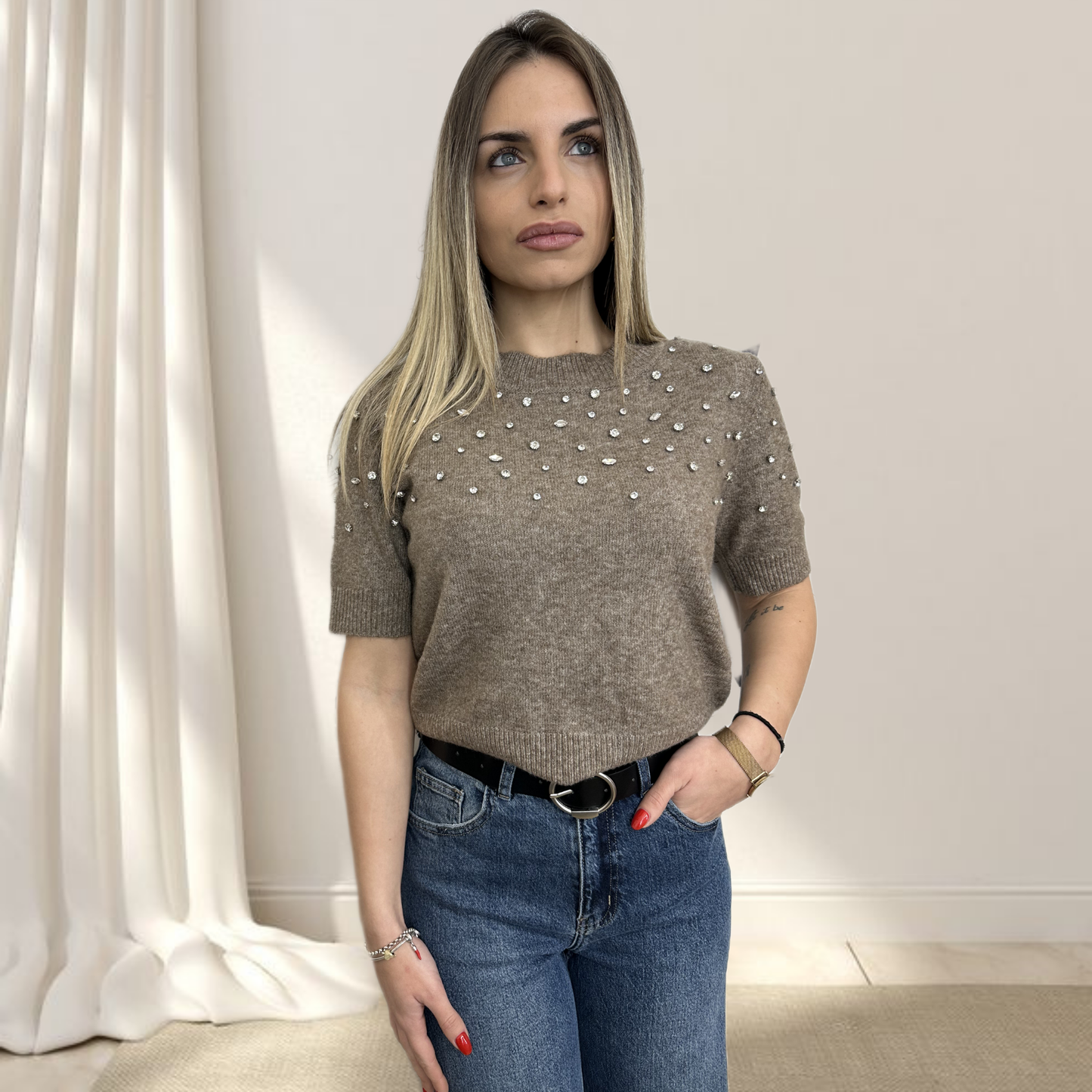 Maglioncino Diamond Mezza Manica