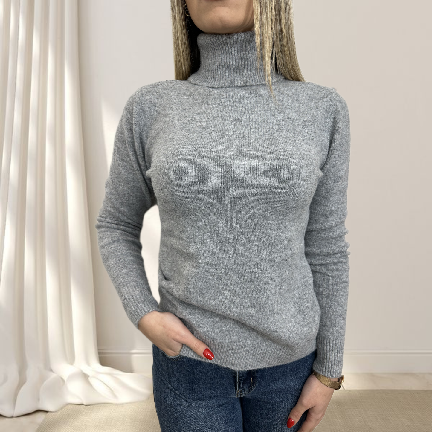 Dolcevita basic a collo alto