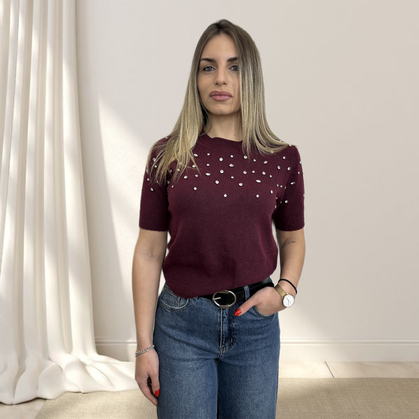 Maglioncino Diamond Mezza Manica