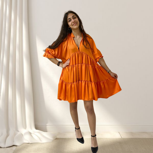 Vestito a balze Lumina